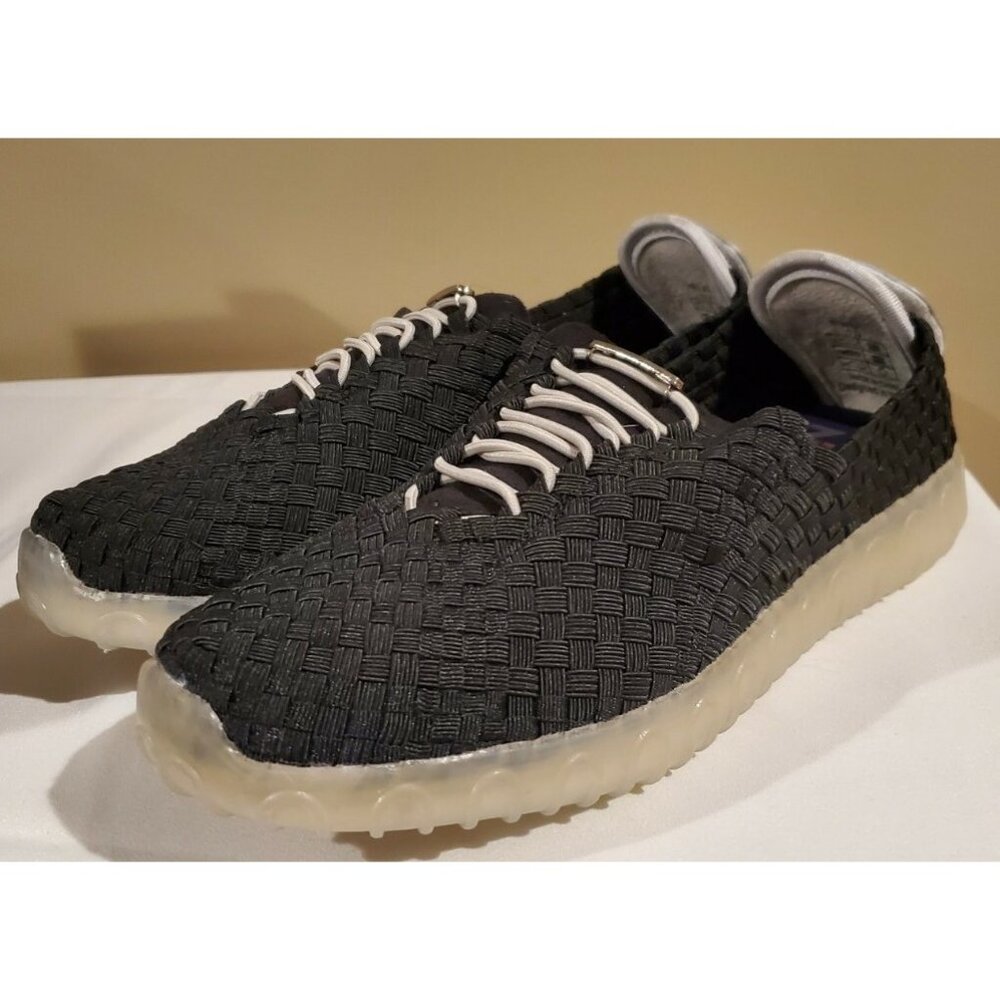 New Women's Zee Alexis Nevi Black Light Up Sneakers, Size 10